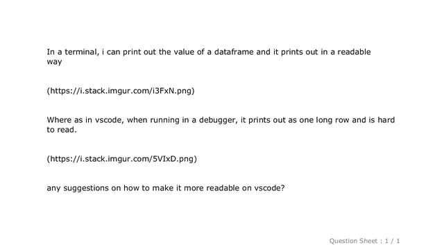 Pandas : how to print out panda dataframes in vscode смотреть онлайн