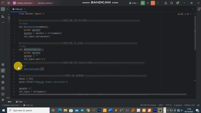 How to create simple calculator by using Python смотреть онлайн