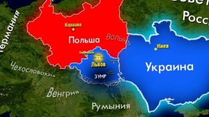 История Украины - на карте