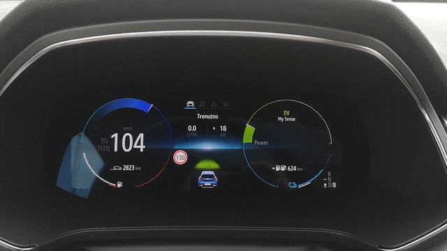 Renault Captur E-Tech Edition 160 - consumption on 130 km/h смотреть онлайн