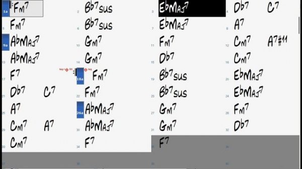 FEEL LIKE MAKIN' LOVE chord progression - Jazz Backing Track Play Along Jazz Standard Bible