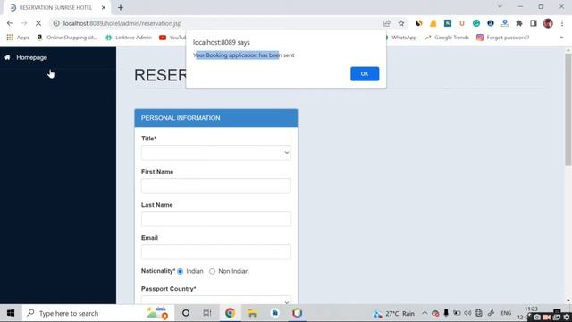Hotel Management System Project in Java Using JSP, Oracle, Apache Tomcat смотреть онлайн