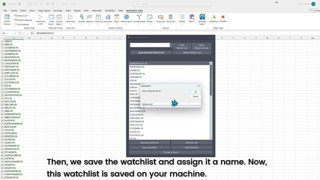 10] Create and Save Your Personal Watchlist in Excel with MarketXLS смотреть онлайн