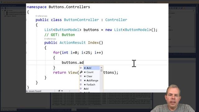 ASP.NET MVC 2-1-4b Display a grid of game buttons in ASP.NET смотреть онлайн