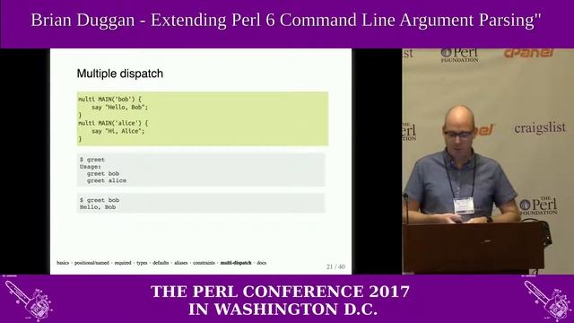 Brian Duggan - "Extending Perl 6 Command Line Argument Parsing using Metaprogramming" смотреть онлайн