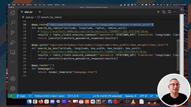 Building a Rail Station Finder with Redis 6.2, Leaflet and Flask смотреть онлайн