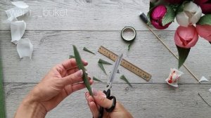 #2 Мастер класс. Красивый тюльпан из гофрированной бумаги с конфеткой РАФАЭЛЛО.