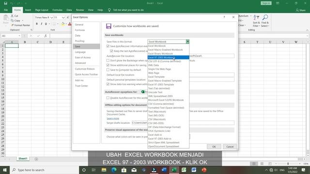 Cara Menyimpan File di Ms Excel Secara Otomatis смотреть онлайн