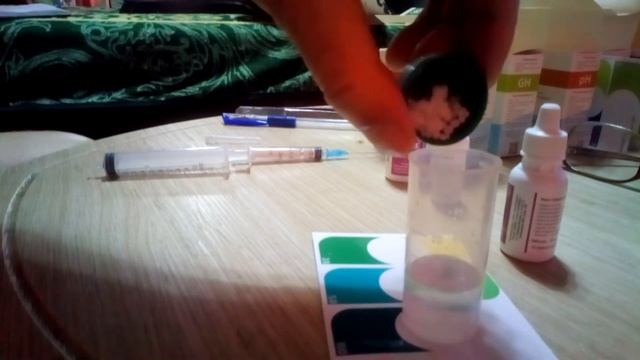 Тест Нилпа на аммиак-амоний . Аммоний не увидите.