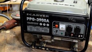 Бензиновый генератор Carver PPG-3900A. Видео отзыв.