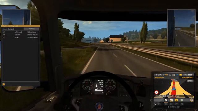 Lille to Newcastle - Euro Truck Simulator 2 MP смотреть онлайн