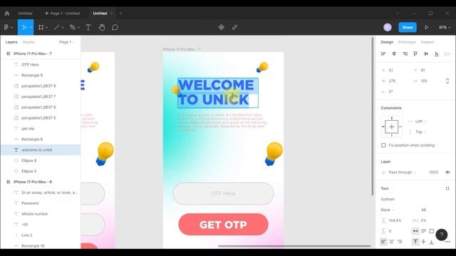 Mobile App Design using Figma | Pravin Umbaraje смотреть онлайн