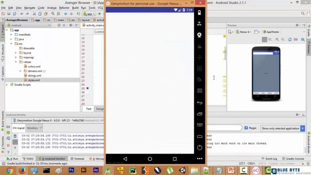 Android app Development - Make a Web Browser in 2 hours - 010 - Beautifying the UI смотреть онлайн
