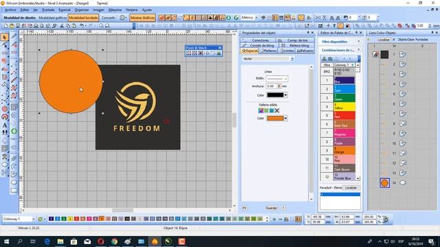 WILCOM E2, TRANSFORMAR UN DISEÑO DE COREL A WILCOM смотреть онлайн