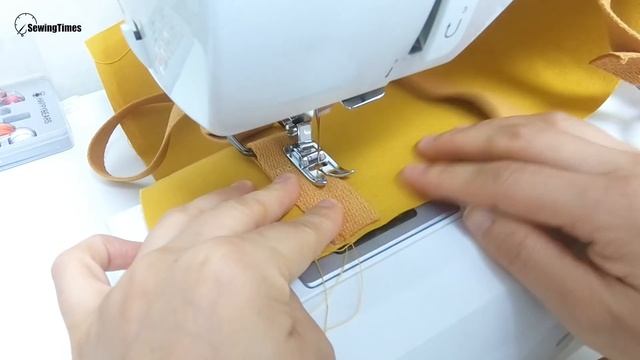 DIY CUTE BACKPACK TUTORIAL | How to make a bag with cover and pockets [sewingtimes] смотреть онлайн