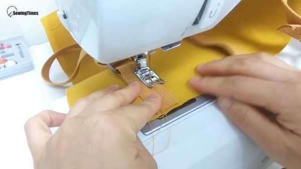 DIY CUTE BACKPACK TUTORIAL | How to make a bag with cover and pockets [sewingtimes]