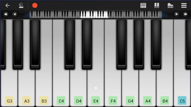 How to play Presto (Summer from The Four Seasons) by Antonio Vivaldi on Mobile Piano (Tutorial) смотреть онлайн