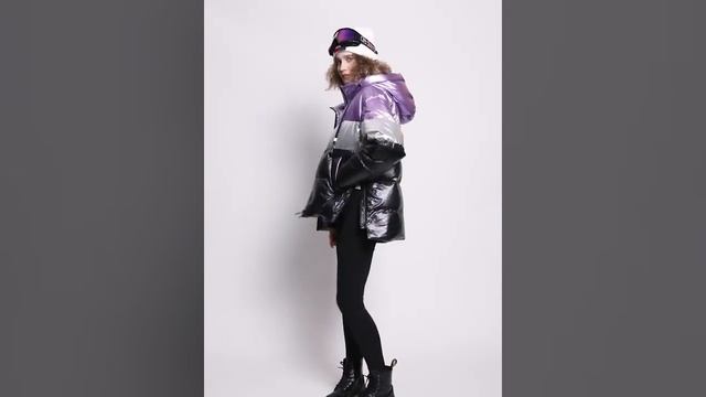 Женский пуховик на белом утином пуху allure amore coats, ультралегкий однотонный повседневный смотреть онлайн