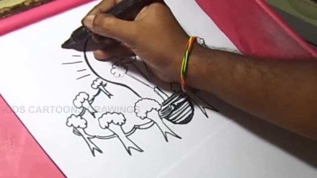 How to Draw Save Electricity / Save Energy poster Drawing смотреть онлайн