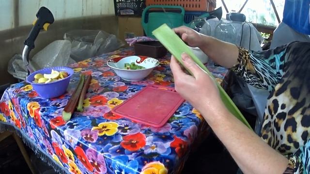 Летний напиток из ревня / Дачный рецепт приготовления смотреть онлайн