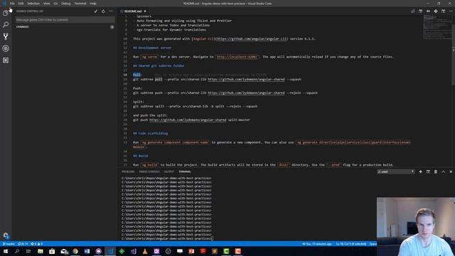 How to use Git Subtree to share code between Angular projects смотреть онлайн