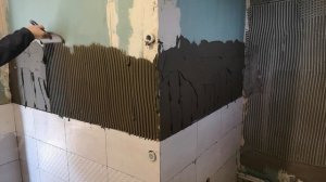 Как сделать наружный угол плитки легко простым инструментом.