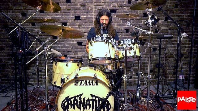 PAISTE CYMBALS - Vincent Verstrepen (Drum playthrough - Carnation - Serpent's Breath) смотреть онлайн