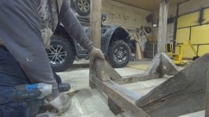 Еврокуб. Подставка под еврокуб из бруса от поддонов