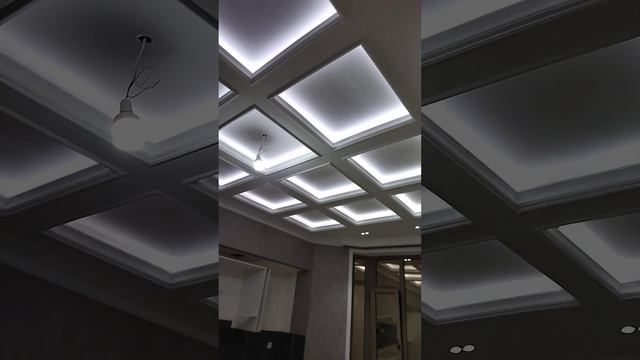 Кухня ремонт паталок потсветка кпсакартон стена абоя смотреть онлайн