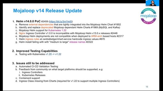 Mojaloop Releases and Core Maintenance смотреть онлайн