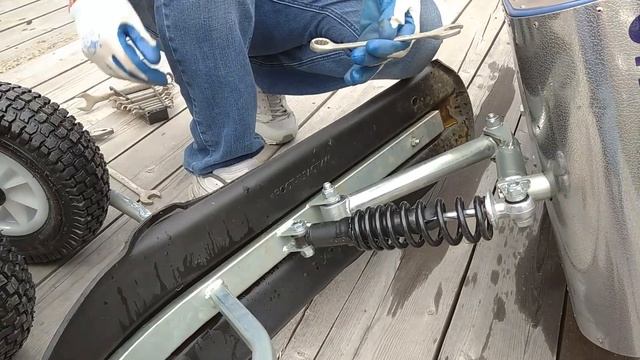 Снегоход ЛЕТОМ / Установка колес