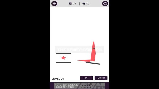 Slice It - Physics Puzzles Level 71. 3 Stars Walkthrough смотреть онлайн