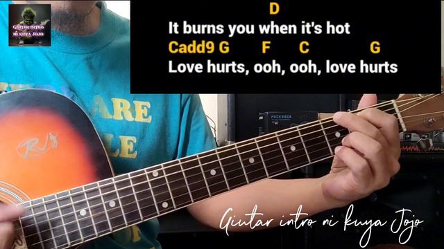 LOVE HURTS by Nazareth (1974) Guitar chords смотреть онлайн