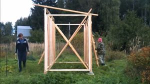 Туалет-сарай для дачи своими руками