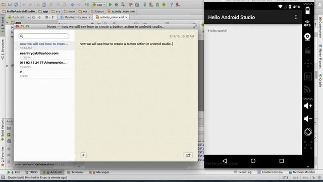 part 5 Add virtual device & run hello world project Android Studio on mac --Tutorial for beginner смотреть онлайн