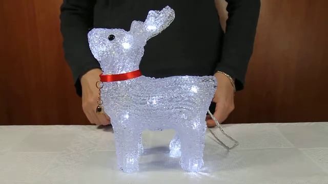 Северный новогодний олень с огоньками | РОС-АРТ смотреть онлайн