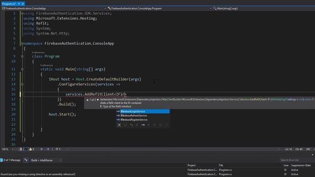 Consume a Third-Party REST API in a .NET Application (ft. Firebase Authentication) - REFIT смотреть онлайн
