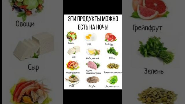 Что можно есть на ночь смотреть онлайн