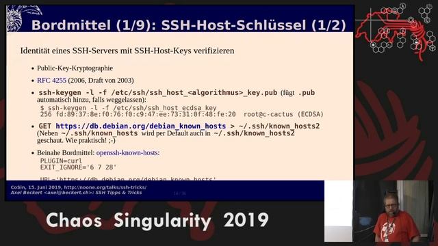 SSH Tipps und Tricks | CoSin 2019 смотреть онлайн