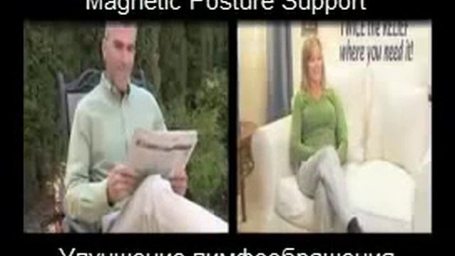 Смотреть Магнитный Корректор Осанки Magnetic Posture Support Размер L-Xl, Талия (81 - 117 См) смотреть онлайн