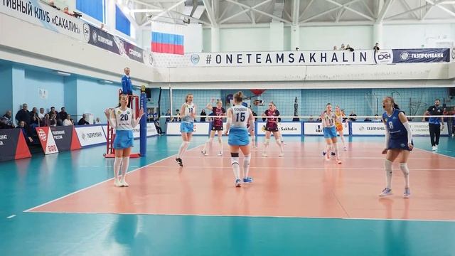 Highlights Сахалин (Южно-Сахалинск) : Северянка-2 (Череповец) 3:1 (18:25, 25:22, 25:15, 25:16) смотреть онлайн