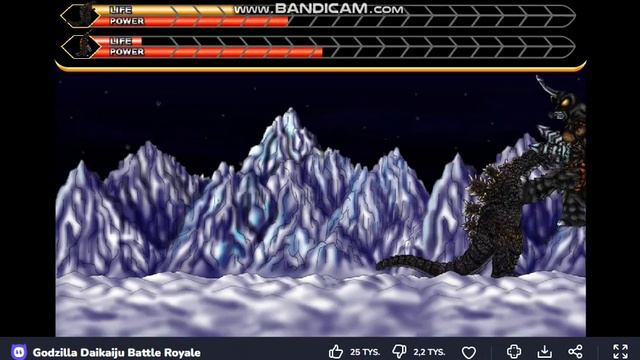 Godzilla Daikaiju Battle Royale - Flash Game смотреть онлайн