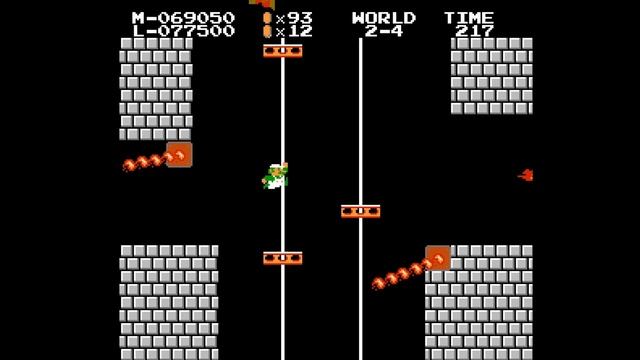 2 Players at Once in Super Mario Bros. NES | 2 Players Hack смотреть онлайн