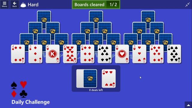 Microsoft Solitaire Collection | TriPeaks - Hard | June 6, 2021 | Daily Challenges смотреть онлайн