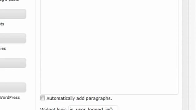 Cool wordpress Plugin- Widget Logic смотреть онлайн