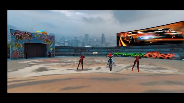 Super Hero bike mega ramp GT stunt game || motor bike stunt game Android gameplay смотреть онлайн