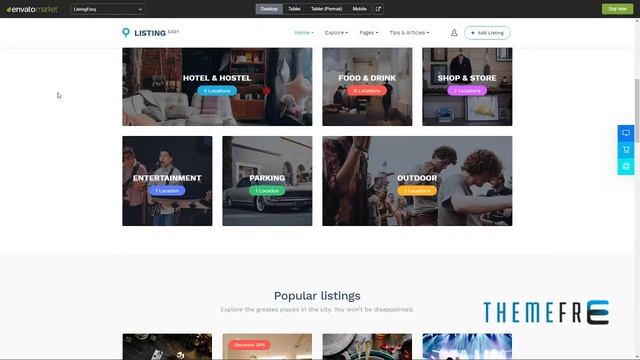 Listing Directory WordPress Theme - ListingEasy Aydan Payton смотреть онлайн