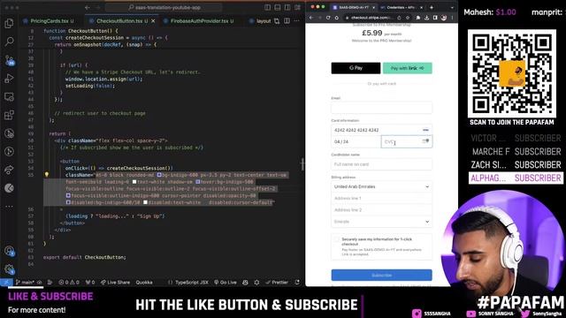 ? Let’s build a Complete SaaS with NEXT.JS 13! (Stripe Payments, Shadcn, Firebase, TS, NextAuth) смотреть онлайн