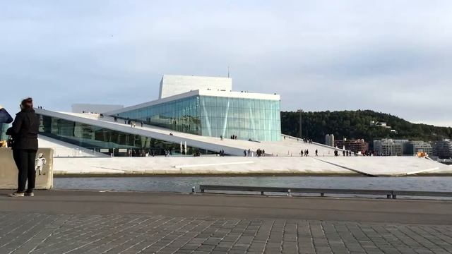 Oslo Opera House timelapse смотреть онлайн