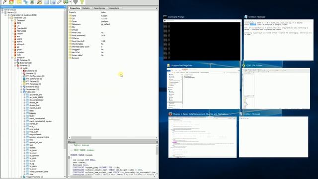 raster2pgsql.exe - Speed up Postgis raster layer display in QGIS смотреть онлайн